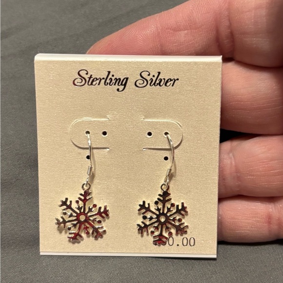 Kohl's Jewelry - Sterling Silver Snowflake Earrings